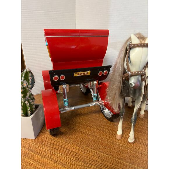 Bratz Lot Horse Wild Wild West Stagecoach Rodeo Cowboy Cowgirl Vehicle No Dolls - Picture 6 of 6
